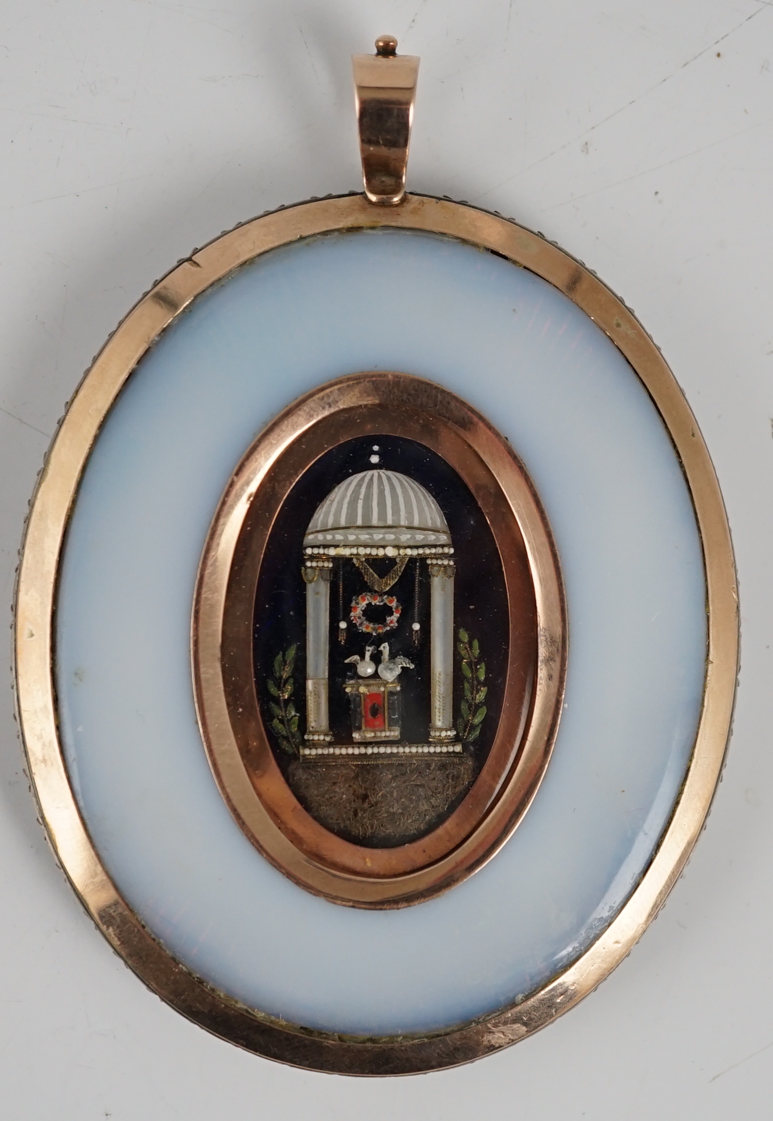 Attributed to N. Freese (British, active 1794-1814), Portrait miniature of a lady, oil on ivory, 6.5 x 5.3cm. CITES Submission reference DPWH5JDK